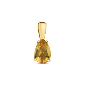 hanger citrien 10,5 mm 14K geelgoud