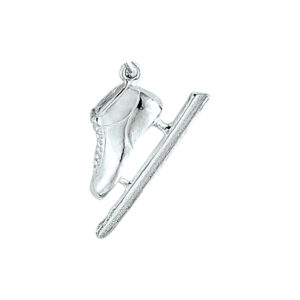 hanger noor 12 mm zilver wit