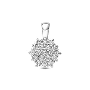 hanger zirkonia 10,5 mm zilver gerhodineerd