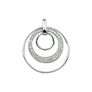hanger zirkonia zilver gerhodineerd