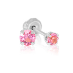inverness schietknopjes roze zirkonia 3 mm inverness systeem