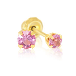 inverness schietknopjes roze zirkonia 3 mm inverness systeem