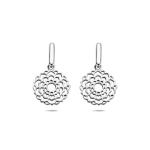 oorhangers 21 mm zilver gerhodineerd
