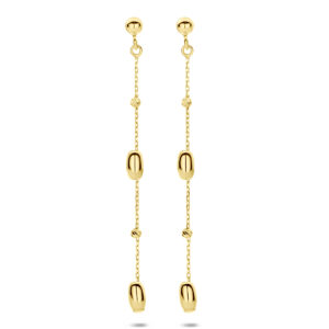 oorhangers 50 mm 14K geelgoud