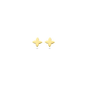 oorknoppen 4 mm 14K geelgoud