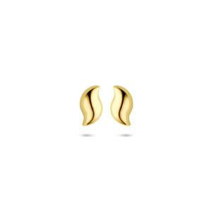 oorknoppen 8 mm 14K geelgoud