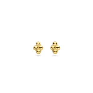 oorknoppen bolletjes 14K geelgoud