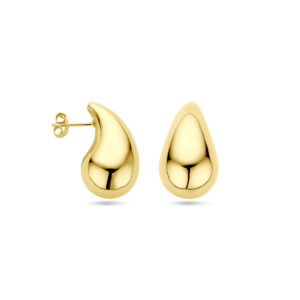 oorknoppen druppel 14K geelgoud