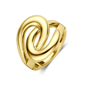 ring knoop 14K geelgoud