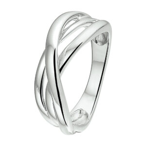 ring zilver gerhodineerd