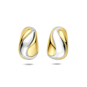stekeroorringen 21,5 mm 1 micron zilver verguld (geel/rhodium)