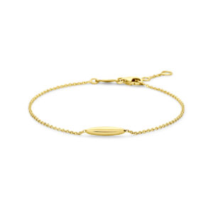 9k armband 16,5 - 17,5 - 18,5 cm 9K geel