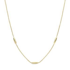 9k collier 41 - 43 - 45 cm 9K geel