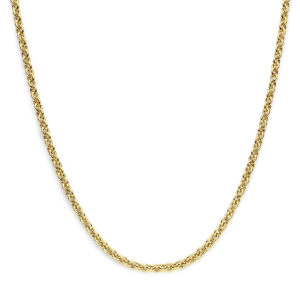 9k collier 4,5 mm 45 cm 9K geel