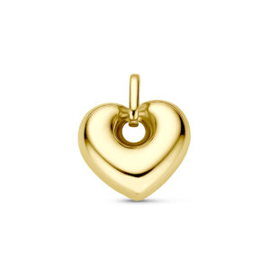 9k hanger hartje 10,5 mm 9K geel