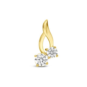 9k hanger zirkonia 12,5 mm 9K geel