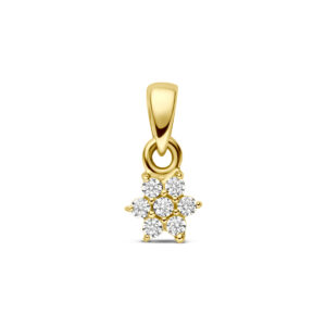 9k hanger zirkonia 4,5 mm 9K geel