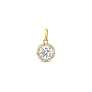 9k hanger zirkonia 8 mm 9K geel