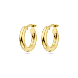 9k oorringen 16 mm 9K geel
