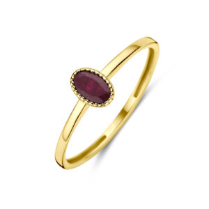 9k ring robijn 9K geel