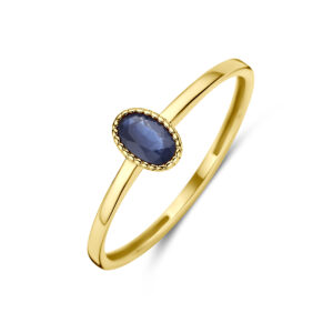 9k ring saffier 9K geel
