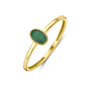 9k ring smaragd 9K geel