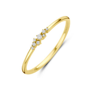 9k ring zirkonia 9K geel