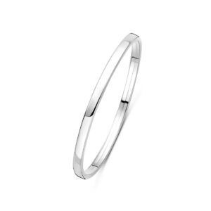 bangle dop vlakke buis 3 x 60 mm zilver wit