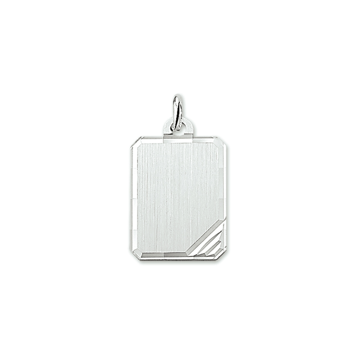 graveerhanger gediamanteerd zilver gerhodineerd