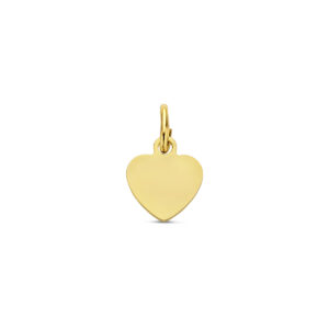 graveerhanger hartje 7,5 mm 14K geelgoud