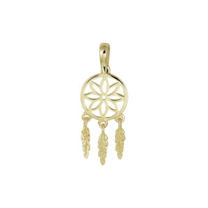 hanger dromenvanger 14K geelgoud