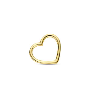 hanger hart 10 mm 14K geelgoud