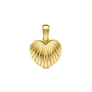 hanger hart 10 mm 14K geelgoud