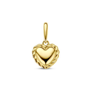 hanger hartje 7 mm 14K geelgoud