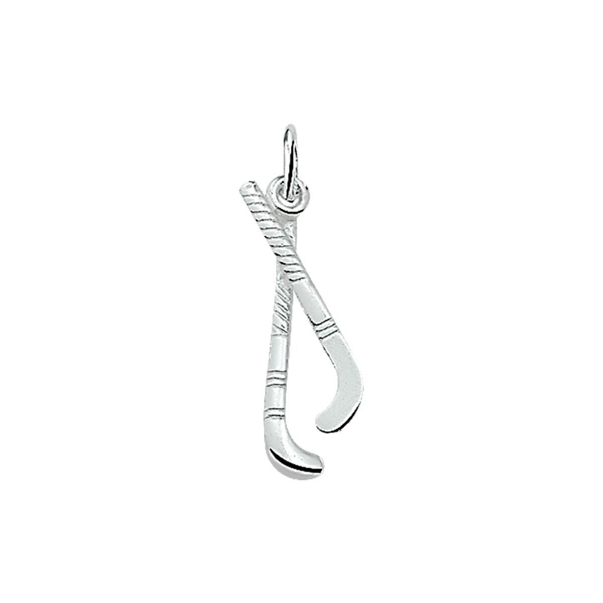 hanger hockeysticks zilver gerhodineerd