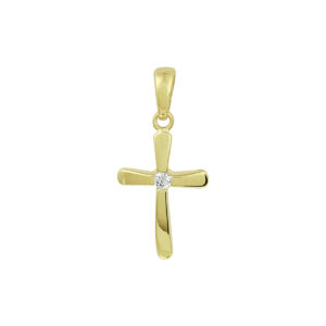hanger kruis 14K geelgoud