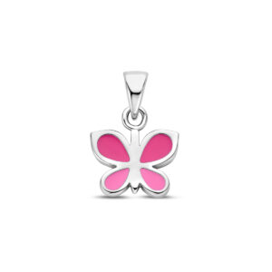 hanger vlinder zilver gerhodineerd