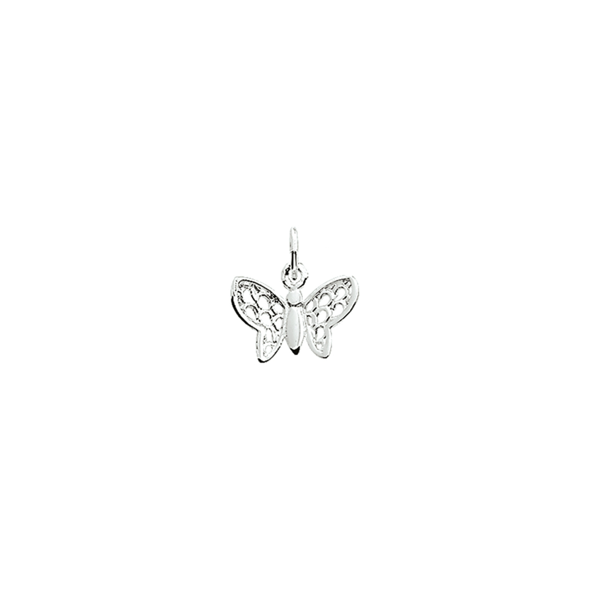 hanger vlinder zilver gerhodineerd