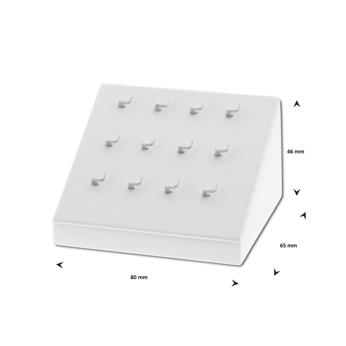 hangers met geboortesteen display zilverkleurige haakjes pos materialen - Afbeelding 2
