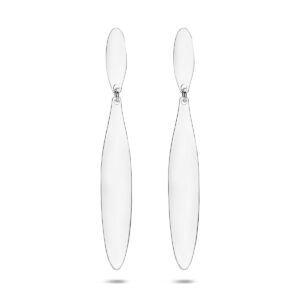 oorhangers 67 mm zilver gerhodineerd
