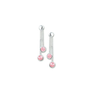 oorhangers zirkonia zilver gerhodineerd
