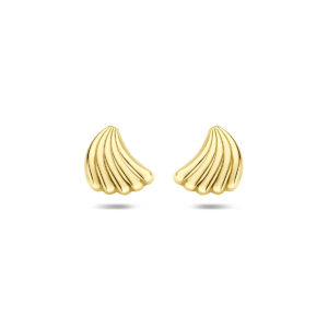 oorknoppen 9,5 mm 14K geelgoud