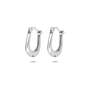 oorringen 15,5 mm zilver gerhodineerd
