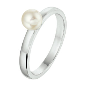 ring parel zilver gerhodineerd