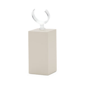 ring standaard beige + beugel 50 x 25 x 25 mm pos materialen