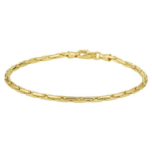 9k armband 2,7 mm 18,5 cm 9K geel
