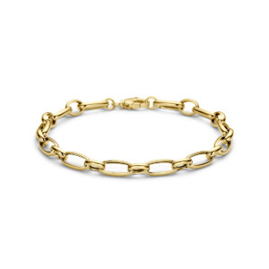 9k armband 5,7 mm 19 cm 9K geel