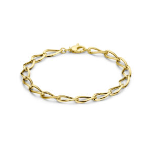 9k armband 6 mm 19 cm 9K geel