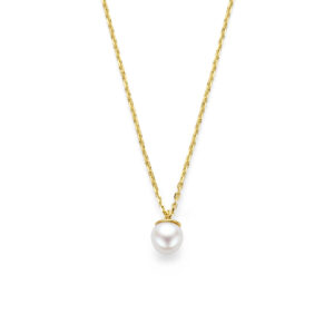 9k collier parel 41 - 43 - 45 cm 9K geel