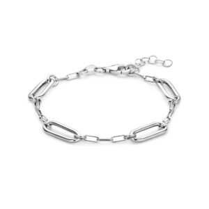 armband 16 + 3 cm zilver gerhodineerd